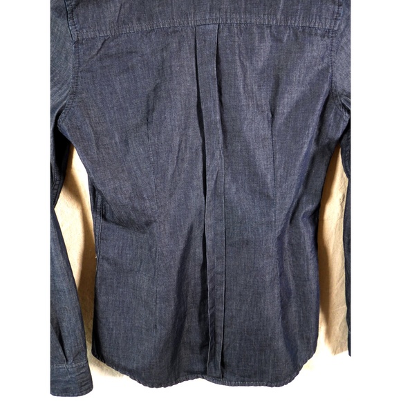 Sisley Women XS Cotton Denim Blouse - Picture 7 of 16